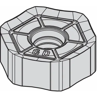 WIDIA Hexagon Milling Insert: HNGJ535ANSNGD, HNGJ0905ANSNGD (MPN 5400965) - Machining