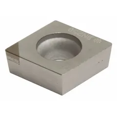 Diamond indexable turning insert for precision turning operations on hard or abrasive materials. Suitable for general turning applications requiring wear resistance and good surface finish.