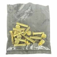 Binding Post: #8-32 Thread Size, 13/64 in Brl Dia, 1 in Brl Lg, Brass, Brass, Truss Brl Hd, 10 PK (MPN 100360+351-K10-GWW)