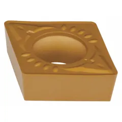 Diamond indexable turning insert with CCMT geometry, designed for precision turning operations on lathes. Suitable for metalworking and machining applications, it enables quick insert replacement without resetting tool geometry.