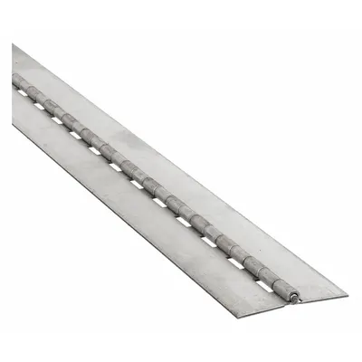 OEM Full Surface-Mount Piano Hinge, Stainless Steel, 72 in Leaf Ht, 1 1/2 in Leaf Wd - Full Surface-Mount Piano Hinges