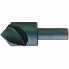 This 82° countersink features a single-flute design for fast, clean cutting. Made from AlTiN-coated high-speed steel with a 1/2 in body diameter. Suitable for creating conical recesses for flat-head screws in metal, wood, or plastic, and can be used in drill presses or handheld tools.