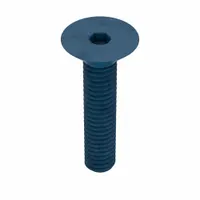 Socket Flat Head Screw: M4x0.70 Thread Size, 20 mm Lg, Flat, Blue Phosphate, Alloy Steel, 25 PK (MPN UST187458)