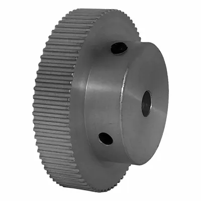 Dayton Timing Pulley: Modified Curvilinear, Fixed, For GT Timing Belt Section - GT Section Fixed-Bore Timing Pulleys with Hub