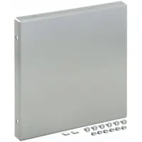 HOFFMAN Wireway Closure Plate: 10 in Wd, 10 in Ht, 14 ga Gauge, 1, Without Knockouts, Steel, Painted (MPN F1010GCPNK)