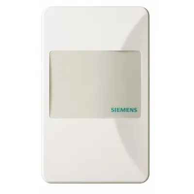 Siemens Temperature and Humidity Sensor: Wall Mount, 32°F to 131°F, Polycarbonate - Room Temperature & Humidity Sensors