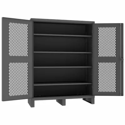 DURHAM MFG HDCV246078-4S95 Industrial Ventilated Shelf Cabinet - Industrial Ventilated Shelf Cabinets