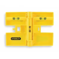 STANLEY Magnetic Post Level: Magnetic, 7 5/16 in x 5 in x 11/16 in, Plastic, 11/16 in Overall Ht (MPN 47-720)