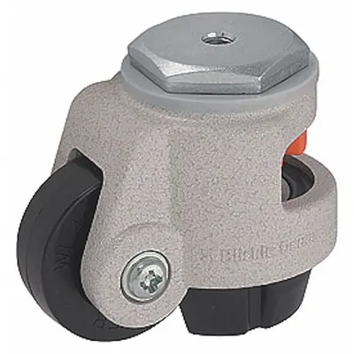 OEM Stem Caster: Swivel - Leveling Threaded Stem Casters