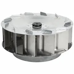 This Dayton wheel is a replacement fan wheel for HVACR ventilation systems. It is designed to move air in commercial or industrial heating, cooling, and refrigeration equipment. Compatible with manufacturer part number 6KWK7.