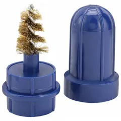 Steel post cleaner designed for cleaning corrosion and debris from battery posts and terminals. Used in automotive, industrial, and heavy-equipment battery maintenance to ensure reliable electrical contact.