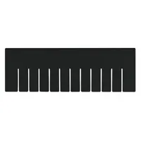 QUANTUM STORAGE SYSTEMS Divider: 15 3/4 in x 5 1/4 in, Plastic, Conductive, 2TB33, DG93060CO (MPN DS93060CO)