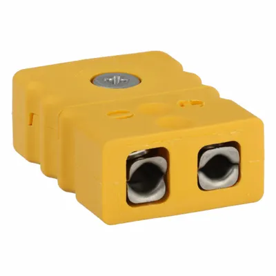 Dayton Thermocouple Jack: Jack, For Type K Thermocouple Type, Std Plug - Thermocouple Plugs