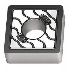 Square (S) indexable turning insert for general turning operations on metal workpieces. Available in two size variants: SNMA646-RK5 and SNMA190624-RK5. Suitable for medium to rough turning applications in lathe operations.