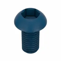 Socket Head Cap Screw: M10x1.50 Thread Size, 20 mm Lg, Button, Blue Phosphate, Alloy Steel, 25 PK (MPN UST187530)
