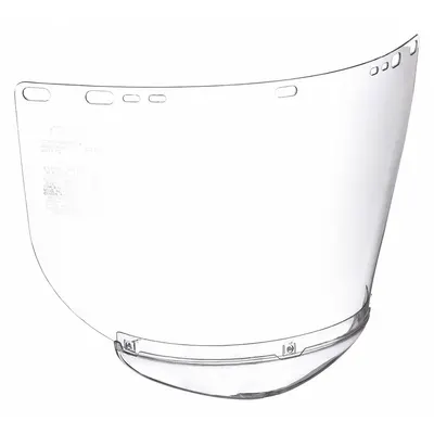JACKSON SAFETY Face Shield Visor: 15 1/2 in Overall Wd, 8 in Overall Ht - General Purpose Replacement Visors