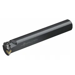 Indexable boring bar for internal machining operations including enlarging, contouring, and finishing holes. Designed for use with indexable inserts to enable efficient material removal and repeatable accuracy. Suitable for general manufacturing applications requiring tight tolerances and surface finish.