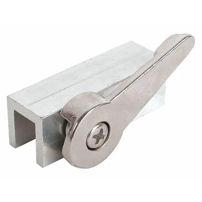 PRIME-LINE Window Lock: Flip Lock, Handle Included, Non-Handed, 21/32 in Overall Lg - Sliding Window Locks
