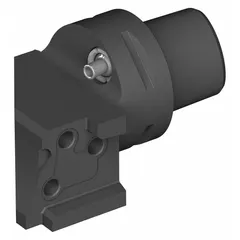 This indexable cutting unit head is designed for parting and grooving operations in CNC lathes and machining centers. It features a C6 shank style for secure clamping and is used in metalworking applications requiring precise cut-off and groove creation.