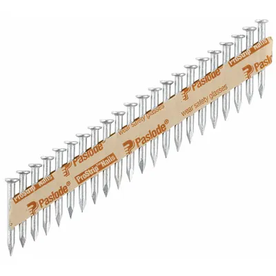 PASLODE Metal Connector Nails,1 1/2" L: Connector Nails, Flat, Smooth, 1 1/2 in Overall Lg - Collated Metal Connector Nails
