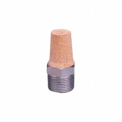 ARROW PNEUMATICS Muffler: 1/8 in BSP, 11 scfm, Steel, 40 micron, Bronze - Pneumatic Exhaust Mufflers