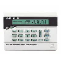 NAPCO Intrusion System Alphanumeric Keypads: 4 3/8 in Overall Ht, 1 1/8 in Overall Lg, LED (MPN GEM-K2AS)
