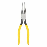 Needle Nose Plier: 1 1/4 in Max Jaw Opening, 8 1/2 in Overall Lg, 2 3/8 in Jaw Lg, 1/8 in Tip Wd (MPN D203-8NCR)