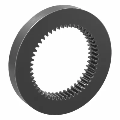 KHK GEARS Internal Ring Gear: Module m 2.5, 50 Teeth, 125 mm Pitch Dia - Metric Internal Gears