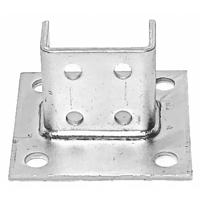 VAST V70SQHDG Post Base for Double Channels - Post Bases for Double Channels