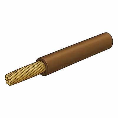 OEM APPROVED VENDOR GXL XLPE-Insulated Primary Wire, 14 AWG, Brown, 500 ft, 60 V - XLPE-Insulated General Purpose Primary Wires