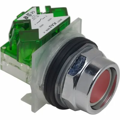 SCHNEIDER Extended Push Button Operator: Non-Illuminated, Extended Profile, Metallic - Extended-Length Push Buttons