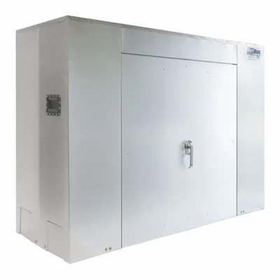 HOT BOX Valve Enclosure: Aluminum, 50 in Overall Ht, 32 in Overall Wd, 90 in Overall Lg - Valve Enclosures