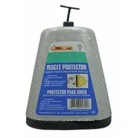 Foam cover for outdoor faucets, 1 inch thick with 5 1/2 inch overall length. Insulates and protects against freezing temperatures to help prevent pipe bursts and water damage