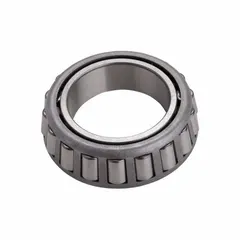 The NTN H913849 is an inch-system tapered roller bearing cone made of carbon steel. It has a 2 3/4 in bore, 4.88 in outer diameter, and 1.562 in cone width. This cone is designed to handle combined radial and axial loads in industrial machinery such as gearboxes, conveyors, and pumps. It is compatible with cup manufacturer part number H913810.
