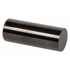 Steel plug and pin gauge with black oxide finish, 0.7560 in diameter, and 0.00020 in tolerance. Used as a no-go inspection tool to verify that a hole diameter does not exceed the specified size in quality control applications.