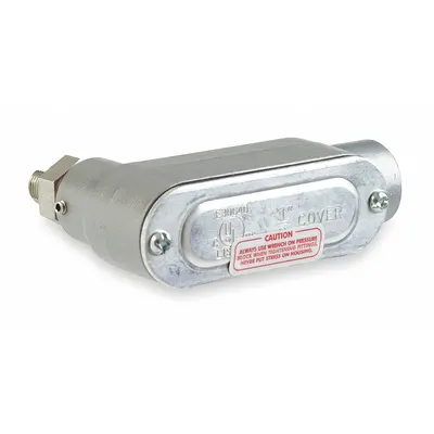 Dwyer Pressure Transmitter: 0 psi to 150 psi, 4 to 20mA DC, Screw Terminals - Pressure Transmitters with Conduit Connection