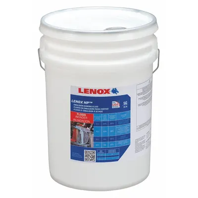 LENOX Sawing Fluid: HP, 5 gal (MPN LXBSHP5G) - Soluble Cutting Oils for All Metals