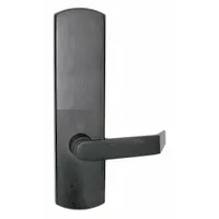 This VON DUPRIN passage lever lockset features a 996L right angle design in a Dark Oxidized Satin Bronze, Oil Rubbed Cast Steel finish. It is a non-locking, free-turning lever suitable for interior doors where privacy or security is not required, such as corridors or storage rooms. Not ADA compliant, not ligature-resistant, and has no visual indicator