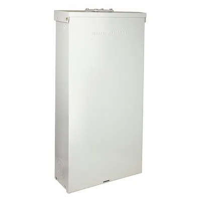 GE Load Center: 100 A Amps, 120/208V AC, 18 Spaces, 22kA, Combo Flush/Surface - GE THQL - Main Breaker Load Centers