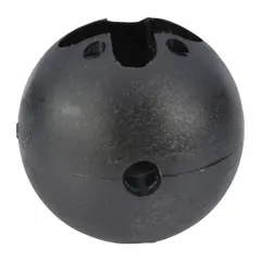 Replacement end ball for Dayton electric chain hoists, compatible with models 4GU70 and 4GU71. Attaches to the load chain to prevent slippage through the hoist mechanism during lifting operations in material handling applications.