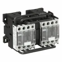 DAYTON IEC Magnetic Contactor: Reversing, 3 Poles, 3NO Contacts, 18 A, 24V AC Coil