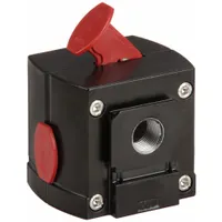 ARO Air Line Lockout Valve: 3/8 in NPT, 3/8 in NPT Outlet Size, 250 psi Max Op Pressure, 2000 (MPN 104392-3)