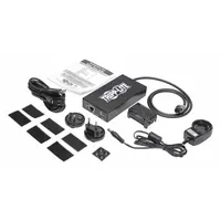 The TRIPP LITE SRCOOLNETLX is a remote management interface accessory for portable air conditioners. It enables network-based monitoring and control of compatible units, specifically the SRCOOL12K model. This interface is used in facility management to remotely oversee cooling equipment, reducing the need for onsite intervention