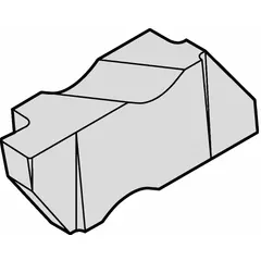 The WIDIA NG2058L is a carbide insert for parting and grooving operations on lathes and turning centers. It is used to cut off workpieces or create precise grooves in metalworking applications.