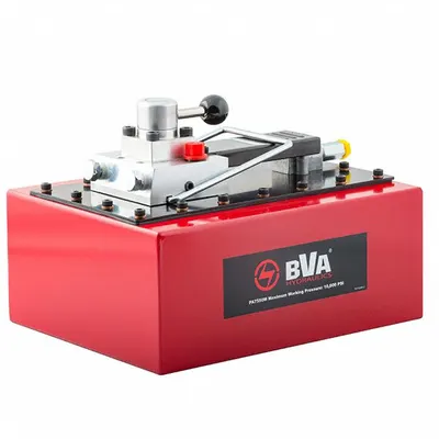 BVA HYDRAULICS Hydraulic Pump: 10,000 psi Max. Op Pressure, 2 gal Reservoir Capacity, Foot - Medium-flow Air-Operated Hydraulic Pump Units