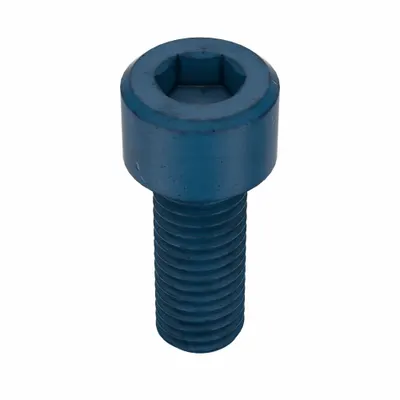 METRIC BLUE Socket Head Cap Screw: M10x1.50 Thread Size, 25 mm Lg, Std, Blue Phosphate - Metric System Standard Socket Head Cap Screws
