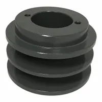 APPROVED VENDOR V-Belt Sheave: 2BK34H, 2 Groove, 3.55 in OD, Bushed Bore, H/QT, Cast Iron