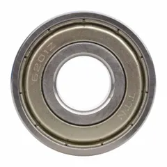 6201zz bearing for air tool replacement. Compatible with part number 5ZL26G. Supports rotating shafts and reduces friction in pneumatic tools such as impact wrenches and grinders.