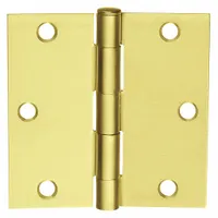 MCKINNEY Butt Hinge: Steel, Full Surface, 1 1/4 in Leaf Wd (MPN 3 ½ 3 ½ 1400 4)