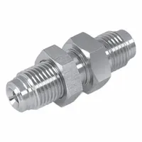 Compression Fitting Union: 1/4 in OD x 1/4 in OD Fitting Size, Stainless Steel (MPN PSBU1/4E)